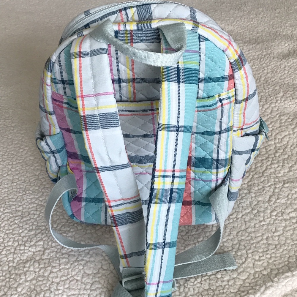 Vera Bradley Multicolor Plaid Backpack - Picture 2 of 4